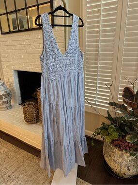 Free People Juno Smocked Tiered Maxi